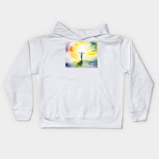 Greet the sunrise Kids Hoodie